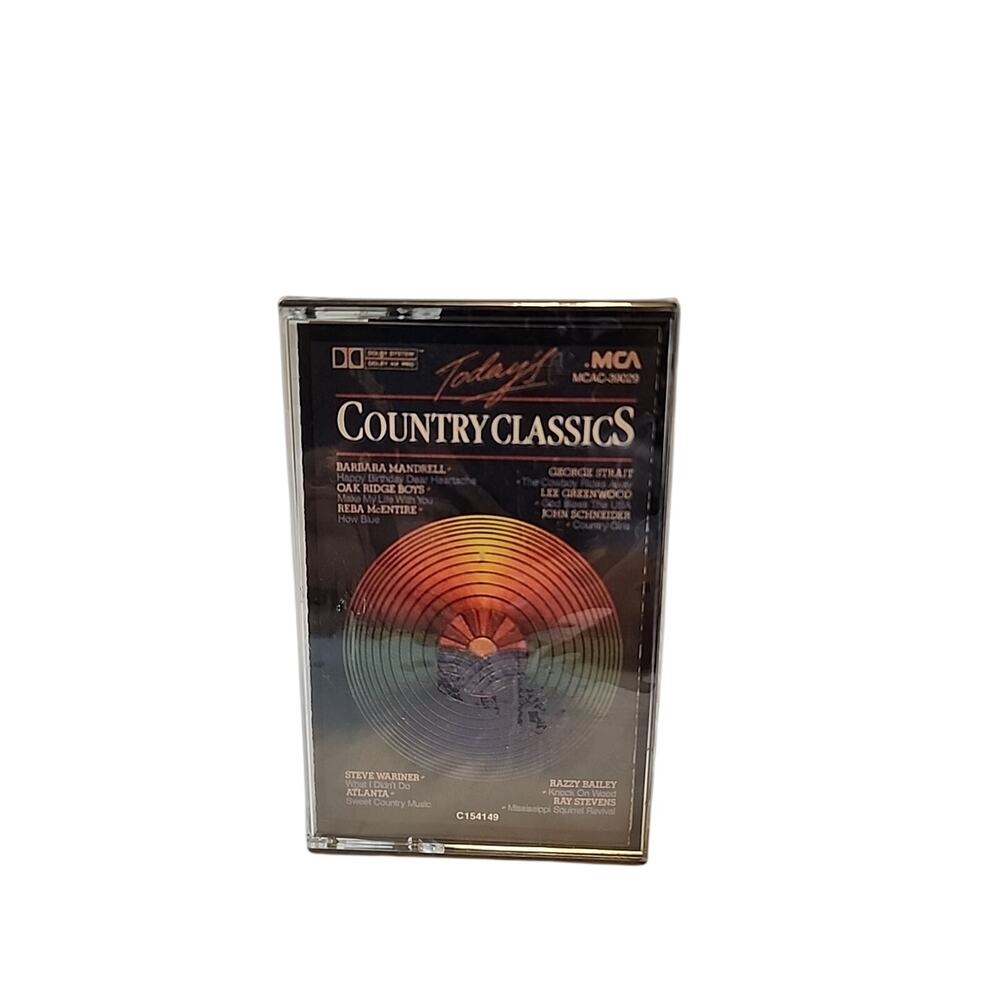 Todays Country Classics Cassette Tape 1985 MCA Top Music Hits New Sealed